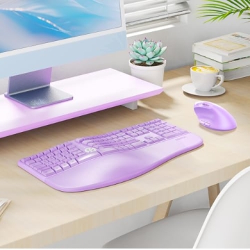 MEETION Ergonomic Wireless Keyboard & Mouse Set