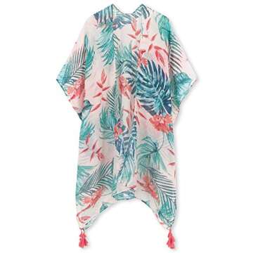 Spicy Sandia Women Hawaiian Kimono Cardigan Beach Cover Up Swimsuit Coverup Swim Bathing Suit Swimwe...