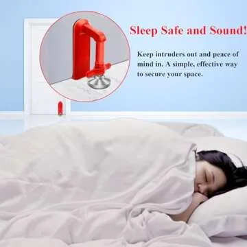 Door Stoppers Security - Portable Door Lock for Travel Anti Theft Door Blocker, Hotel Room Apartment...