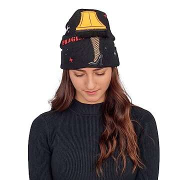 Light-Up Christmas Beanie Hat for Fun Holiday Style