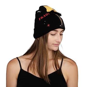 Light-Up Christmas Beanie Hat for Fun Holiday Style