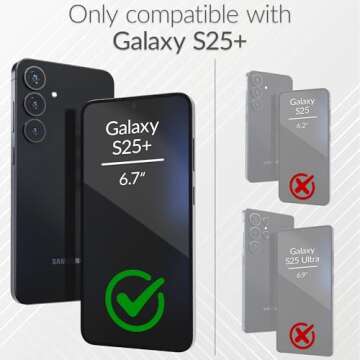 Crave Dual Guard Compatible with Samsung Galaxy S25 Plus Case, Shockproof Protection Dual Layer Case...