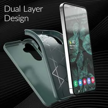 Crave Dual Guard Compatible with Samsung Galaxy S25 Plus Case, Shockproof Protection Dual Layer Case for Samsung Galaxy S25 Plus - Forest Green