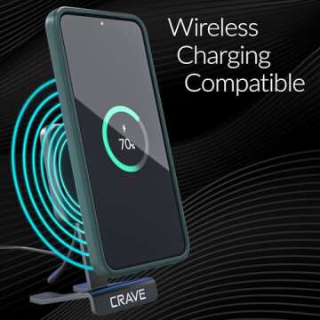 Crave Dual Guard Compatible with Samsung Galaxy S25 Plus Case, Shockproof Protection Dual Layer Case for Samsung Galaxy S25 Plus - Forest Green