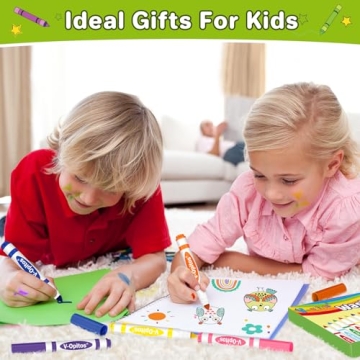 V-Opitos 24 Colors Washable Markers Set for Creative Fun