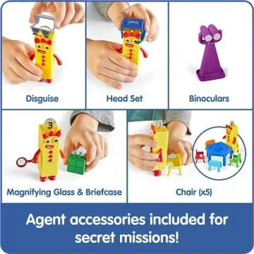 hand2mind Numberblocks Step Squad Mission Headquarters Play Set