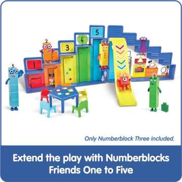 hand2mind Numberblocks Step Squad Mission Headquarters Play Set
