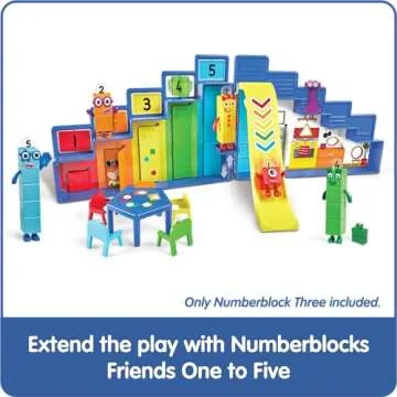 hand2mind Numberblocks Step Squad Mission Headquarters Play Set