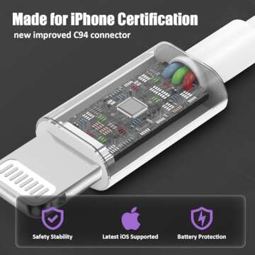 Essri 10FT iPhone Charger 3Pack - Fast USB Charging