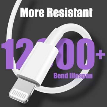 Essri 10FT iPhone Charger 3Pack - Fast USB Charging