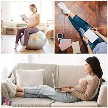 Hugh Ugoli Women's Rayon derived from Bamboo Ankle Loose Fit Diabetic Socks, Soft, Seamless Toe, Wide Stretchy, Non-Binding Top, 3 Pairs, Black, Shoe Size: 10-12