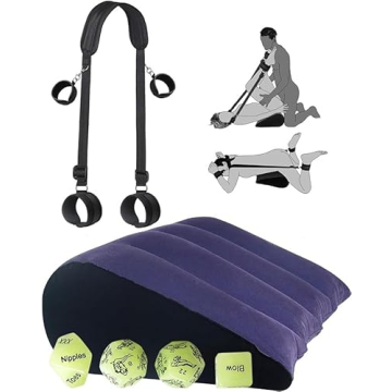 3 in 1 Bed Wedge Pillow for Couples - Inflatable & Portable