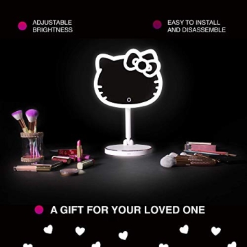 Hello Kitty LED Makeup Mirror with Phone Charging Station