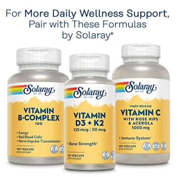 Solaray Calcium and Magnesium AAC Capsules, 180 Count (Packaging may vary)