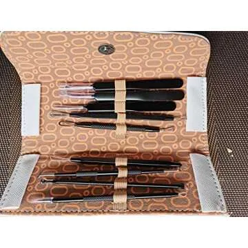 Aooher 9pcs Blackhead Acne Remover Kit for Effective Treatment