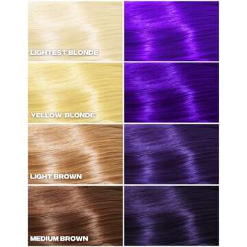 Vibrant Vegan Purple Hair Dye - Lasts 24 Washes