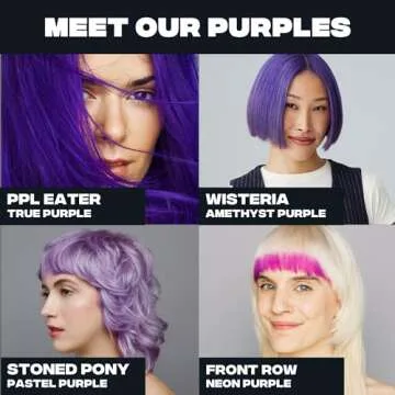 Vibrant Vegan Purple Hair Dye - Lasts 24 Washes