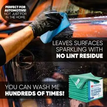 MW Pro Microfiber Towels - 12 Pack of Premium Cleaners