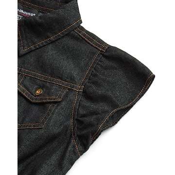 Dollhouse Girls' Belted Denim Dress for Stylish Adventures