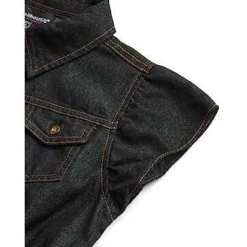 Dollhouse Girls' Belted Denim Dress for Stylish Adventures