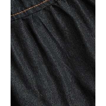 Dollhouse Girls' Belted Denim Dress for Stylish Adventures