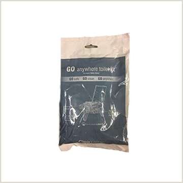 Cleanwaste Wag Bags Toilet Kit Pack of 6
