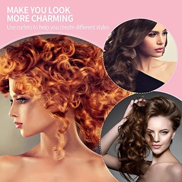 30PCS Curlers Set for No Heat Styling and Curls