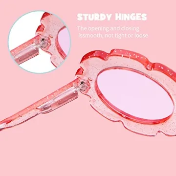 ADE WU Kids Round Flower Sunglasses - UV 400 Pink