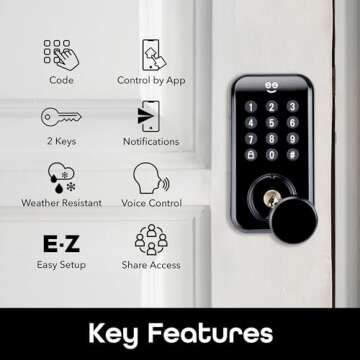 Geeni Keyless Entry Door Lock - Smart Locks for Convenient Home Access