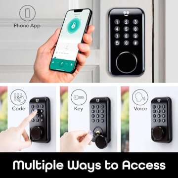 Geeni Smart Keyless Entry Door Lock - Secure and Stylish Access