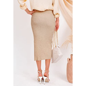 Stylish HERBATOMIA Midi Skirt - Comfort & Versatile Wear