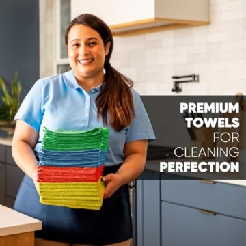MW Pro Multi Surface Microfiber Towels in Vibrant Colors