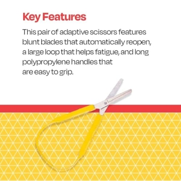 School Smart Loop Scissors for Safe and Easy Cutting