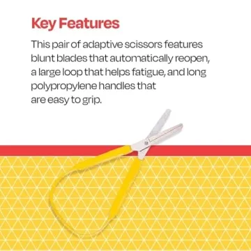 School Smart Loop Scissors for Safe and Easy Cutting