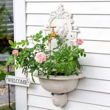 Sungmor Wall Mounted Garden Sink for Stylish Outdoor Use