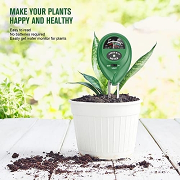 Atree 3-in-1 Soil Tester for Garden & Lawn Care