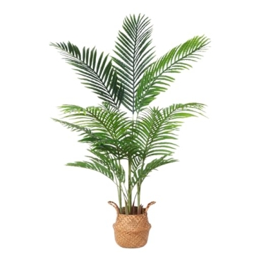 Ferrgoal 4.6Ft Artificial Areca Palm Tree for Home
