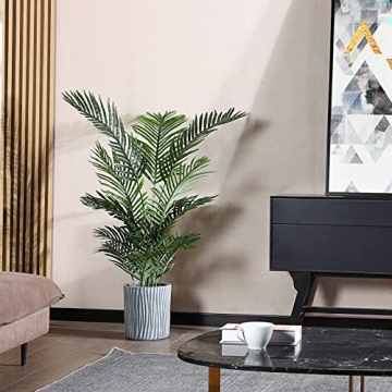 Ferrgoal 4.6Ft Artificial Areca Palm Tree for Home
