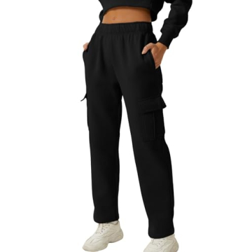 Cozy QINSEN Women's Loose Fit Sweatpants for Winter