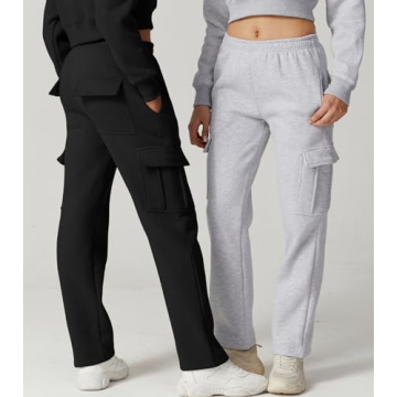 Cozy QINSEN Women's Loose Fit Sweatpants for Winter