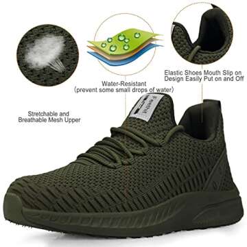 Feethit Women Tennis Running Shoes Walking Shoes Lightweight Casual Sneakers for Travel Gym Work Wom...