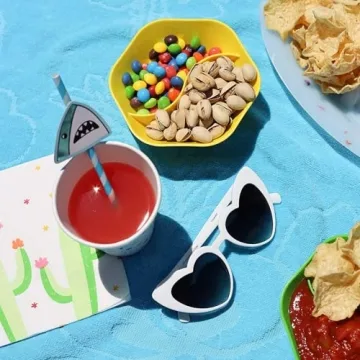 Jarratt Industries Double Dipper Snack Bowls Set of 6