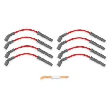 MSD Spark Plug Wire Set for Peak Performance Red