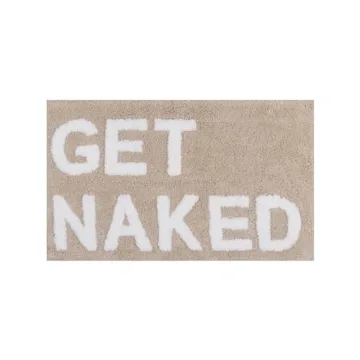 Modminzen Get Naked Bath Mat - Funny Non Slip & Soft Rug