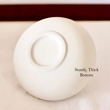 Set of 6 Nordic Minimalist White Ceramic Donut Bud Vases