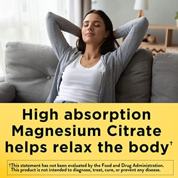 Nature Made Magnesium Gummies 200 mg for Heart and Sleep