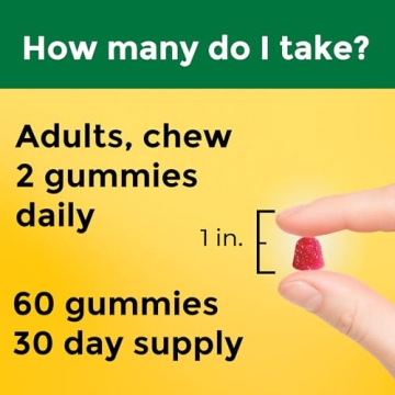 Nature Made Magnesium Gummies 200 mg for Heart and Sleep