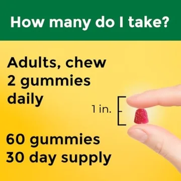 Nature Made Magnesium Gummies 200 mg for Heart and Sleep