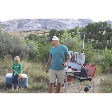 Coleman Rolling Cooler 62 Quart Xtreme 5 Day Cooler with Wheels Wheeled Hard Cooler Keeps Ice Up to 5 Days, Blue