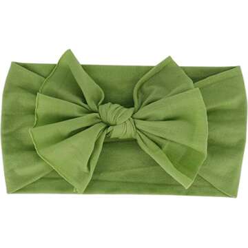 Baby Girl's Headbands and Bows for Newborn Infant Toddler Photographic Accessories (Mixed 15 Colors)